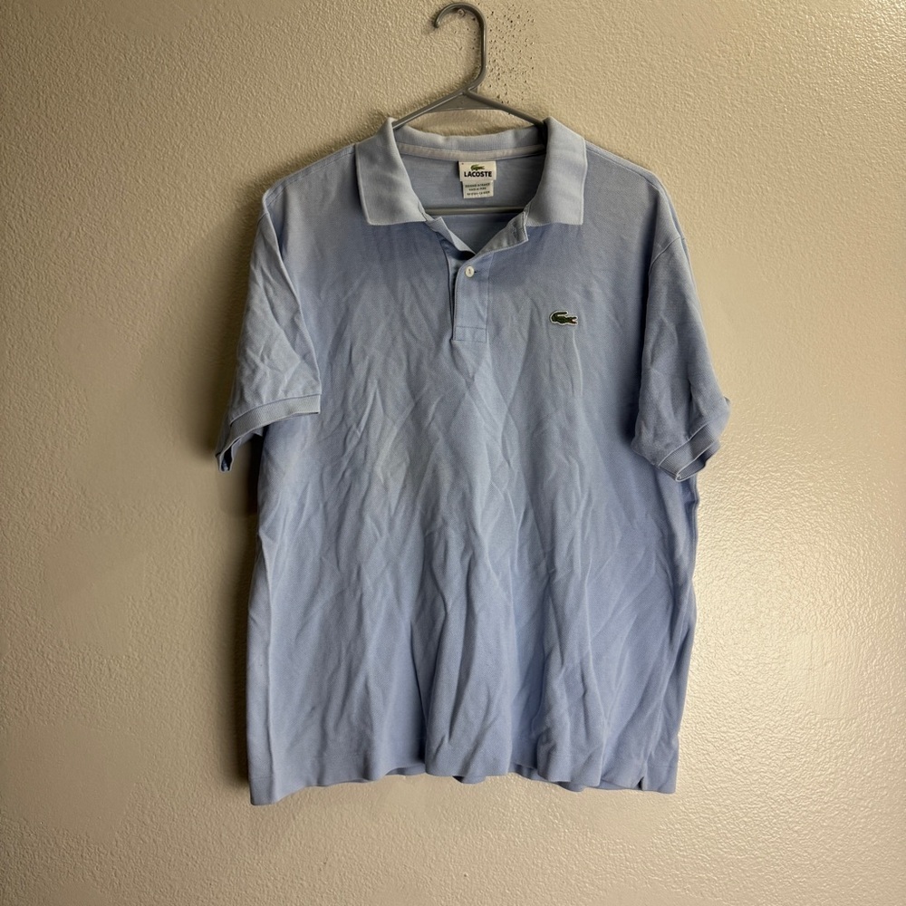 Lacoste Vintage Polo Shirt Size 6
